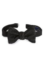 Men's David Donahue Solid Silk Bow Tie