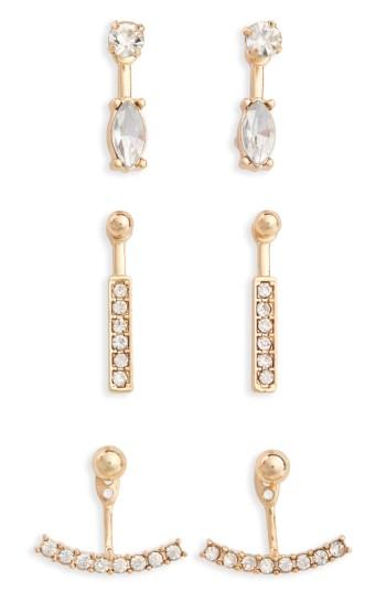 Women's Bp. 3-pack Crystal Studs