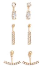 Women's Bp. 3-pack Crystal Studs