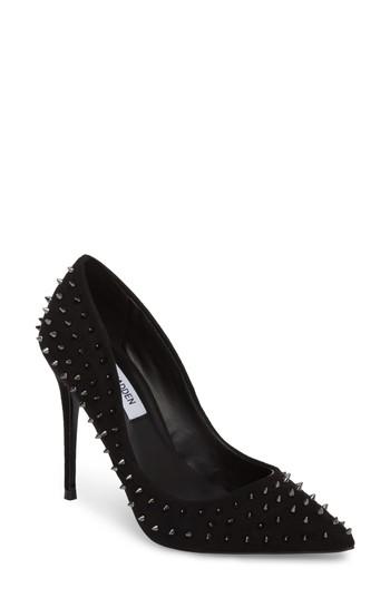 Women's Steve Madden Daisie Studded Pump M - Black