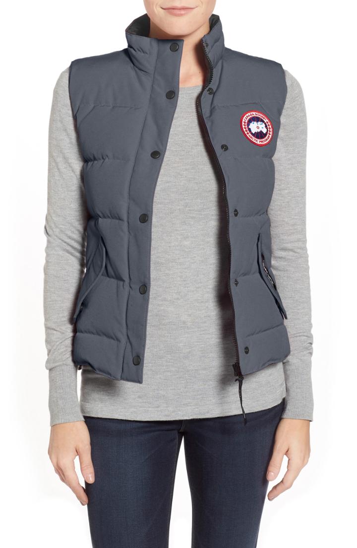 Women's Canada Goose 'freestyle' Slim Fit Down Vest (10-12) - Grey