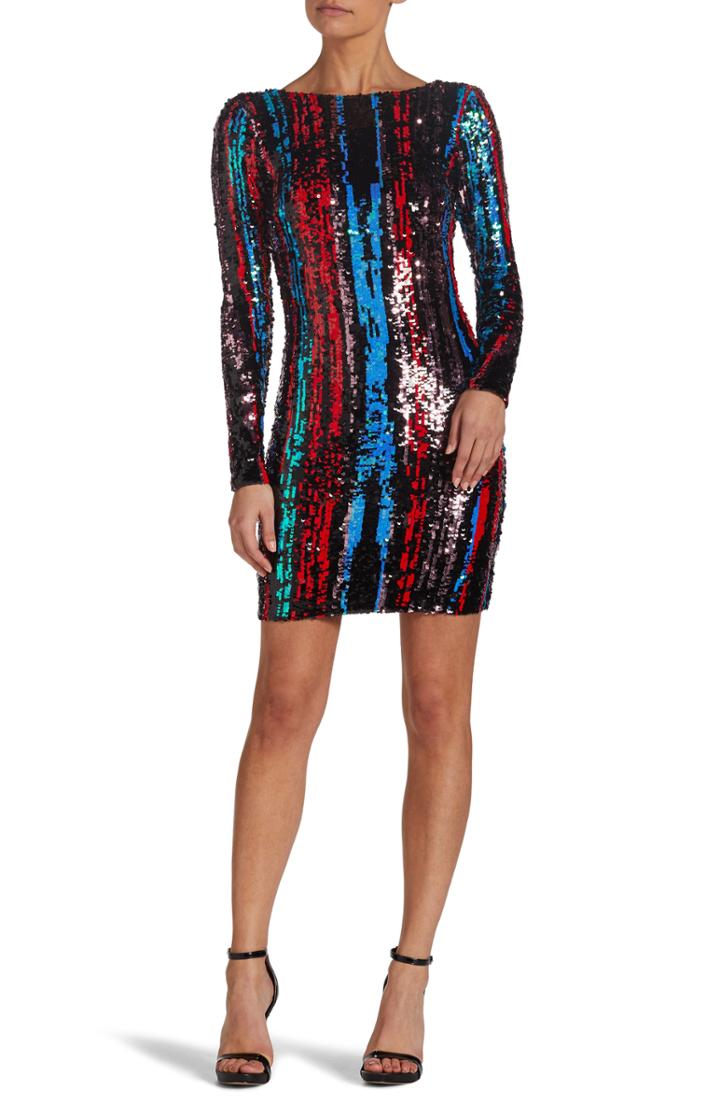Women's Everleigh Scallop Shift Dress, Size - Red