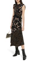 Women's Eileen Fisher Bateau Velvet Shift Dress - Blue