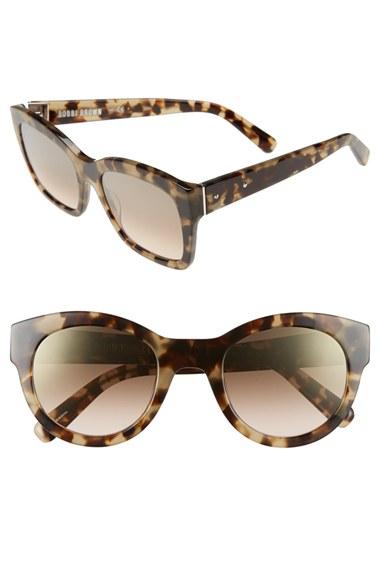 Women's Bobbi Brown 'ava' 54mm Sunglasses - Khaki