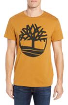 Men's Timberland Core Logo T-shirt, Size - Brown
