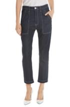 Women's 3x1 Nyc Sabine High Waist Tapered Jeans - Black