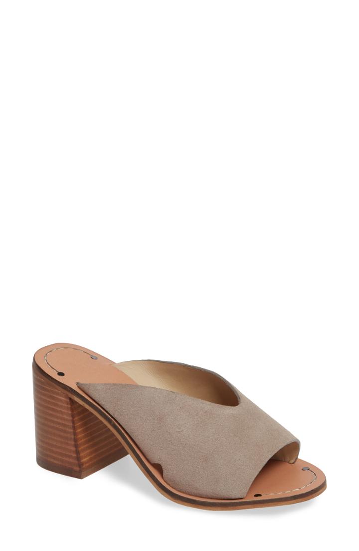 Women's Topshop Netty Heeled Mules .5us / 39eu W - Grey