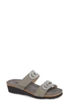 Women's Naot Ainsley Studded Slide Sandal Us / 35eu - Grey