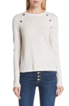 Women's Veronica Beard Pearson Merino Wool Sweater - Beige