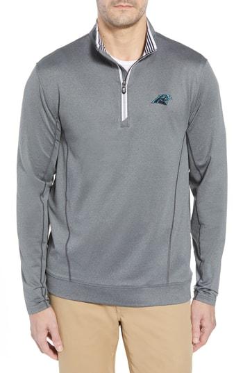 Men's Cutter & Buck Endurance Carolina Panthers Fit Pullover, Size Small - Black