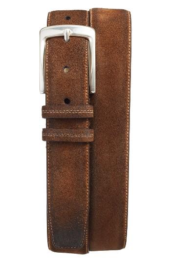 Men's Mezlan Crosta Suede Belt