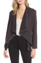 Women's Cupcakes And Cashmere Faux Suede Waterfall Jacket
