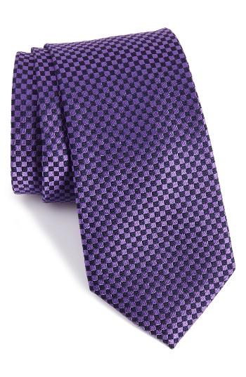 Men's Nordstrom Men's Shop Eternal Neat Silk Tie, Size - Purple