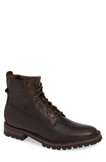 Men's Frye Union Plain Toe Boot M - Brown