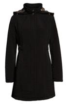Women's Gallery Hooded Quilted Jacket - Black