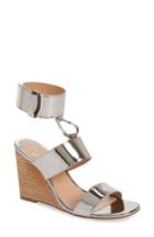 Women's Linea Paolo Eva Wedge Sandal .5 M - Metallic