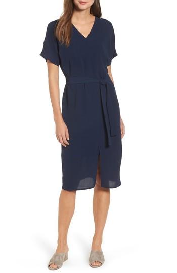 Women's Bobeau Stretch Crepe Dress - Blue