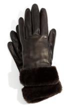 Women's Ugg Australia 'fashion Shorty' Tech Glove - Brown