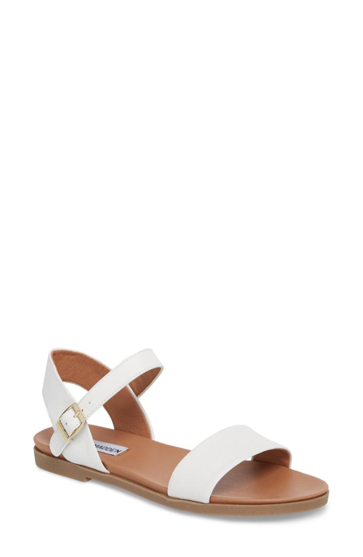 Women's Steve Madden Dina Sandal M - White
