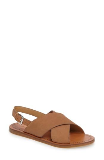 Women's Tony Bianco Henri Cross Strap Sandal Eu - Beige