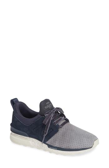 Women's New Balance 574 Sport Decon Fresh Foam Sneaker B - Blue