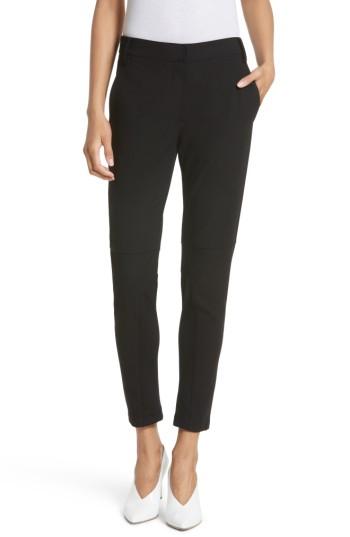 Women's Tibi Anson Stretch Insert Ankle Pants - Black