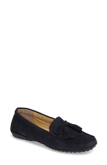 Women's Vaneli Acajou Driving Moccasin M - Blue