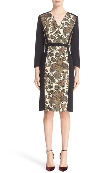 Women's Etro Fern Paisley Print Cady Dress