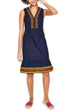 Women's Boden Ric Rac Dress - Blue