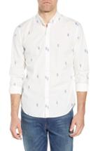 Men's Bonobos Summerweight Slim Fit Hula Girl Sport Shirt R - White
