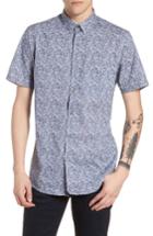Men's Calibrate Non-iron Print Sport Shirt - Grey