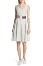 Women's Tretorn Seersucker Fit & Flare Dress - Blue