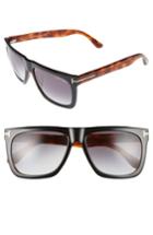 Men's Tom Ford Morgan 57mm Sunglasses - Black/ Other / Gradient Smoke