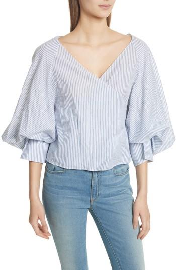 Women's Caroline Constas Josie Blouse - Blue