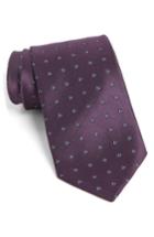 Men's John Varvatos Star Usa Medallion Silk Tie, Size - Purple