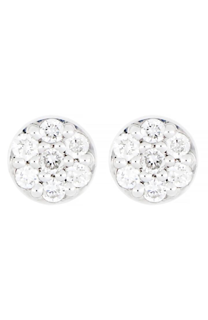 Women's Carriere Small Round Diamond Pave Stud Earrings (nordstrom Exclusive)