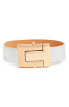 Women's Tory Burch T-leather Strap Bracelet