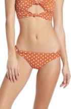 Women's For Love & Lemons Mariposa Thong Bikini Bottoms - Orange