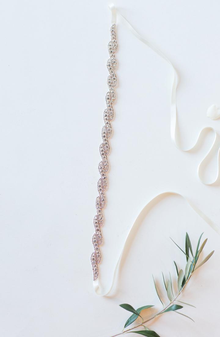 Women's Untamed Petals By Amanda Judge Aliza Crystal Overlay Belt