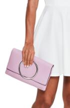 Missguided Circle Handle Clutch - Purple