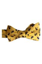 Men's Lazyjack Press Show Me Your Fly Silk Bow Tie, Size - Yellow