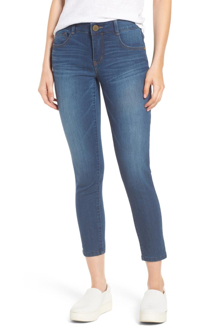 Women's Wit & Wisdom Ab-solution Ankle Skimmer Jeans (similar To 14w) - Blue