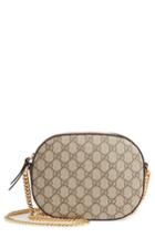 Gucci Gg Linea Canvas & Leather Camera Bag - Beige