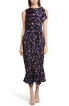 Women's Cinq A Sept Nanon Knotted Silk Dress - Pink