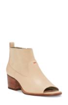Women's Ed Ellen Degeneres Traison Peep Toe Bootie .5 M - Beige