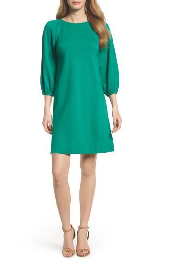 Women's Eliza J Balloon Sleeve Shift Dress - Green
