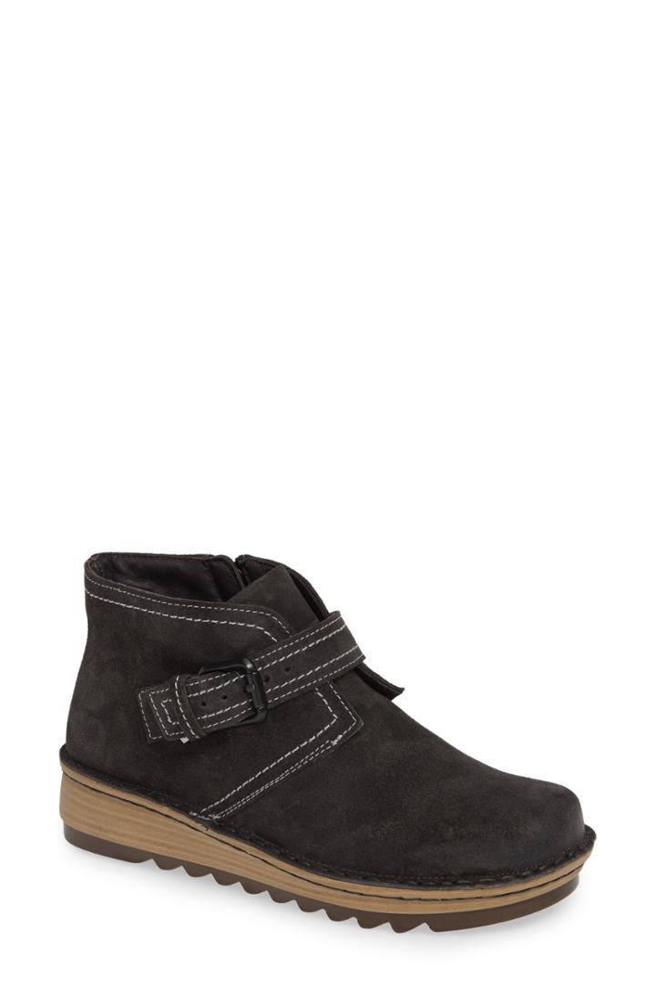 Women's Naot Louisa Wedge Bootie Us / 37eu - Black
