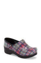 Women's Dansko 'professional' Patterned Clog .5-7us / 37eu M - Blue