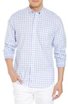 Men's Tailorbyrd Eitenne Regular Fit Check Sport Shirt - Blue