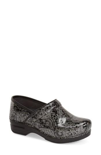 Women's Dansko 'pro Xp' Metallic Medallion Print Clog